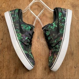 Nike SB Zoom Stefan Janoski Canvas Premium Plants Fern Leaves 705190-301 Size 11